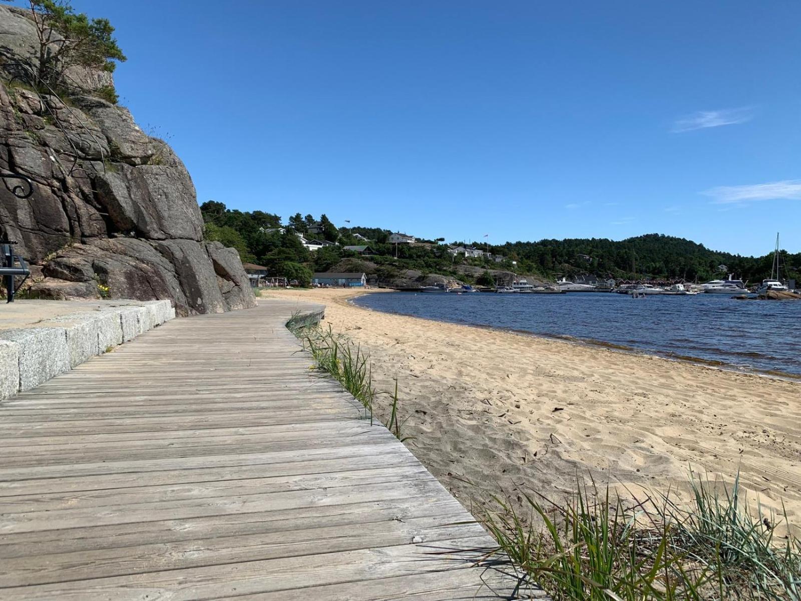 Oppdag Arossanden 4 M Din Perfekte Strandferie! Kristiansand Exteriér fotografie